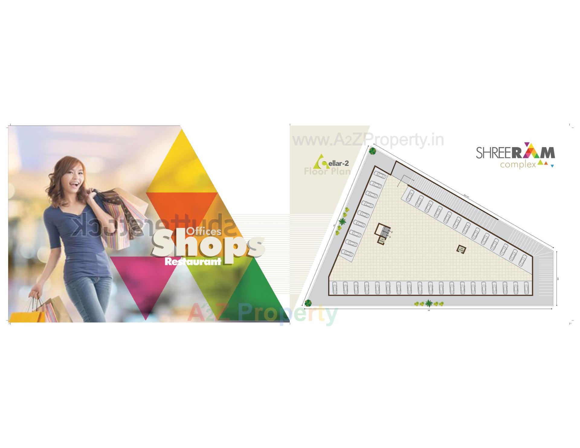 Layout of real estate project Shree Ram Complex located at Morbi, Morbi, Gujarat