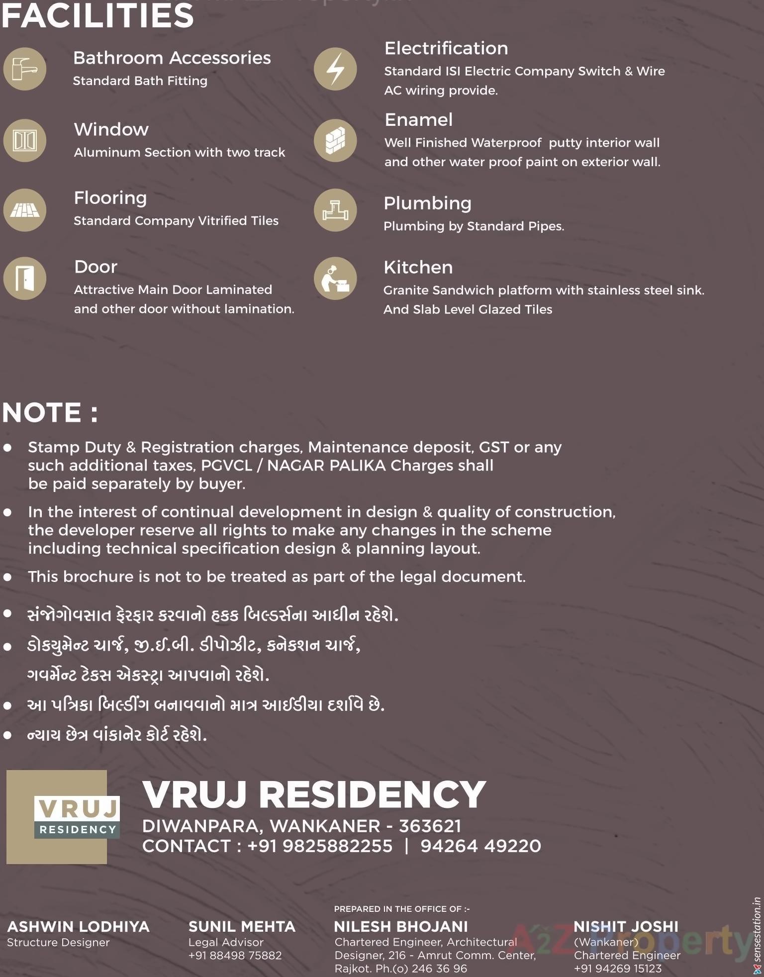  of real estate project Vruj Residency located at Morbi, Morbi, Gujarat