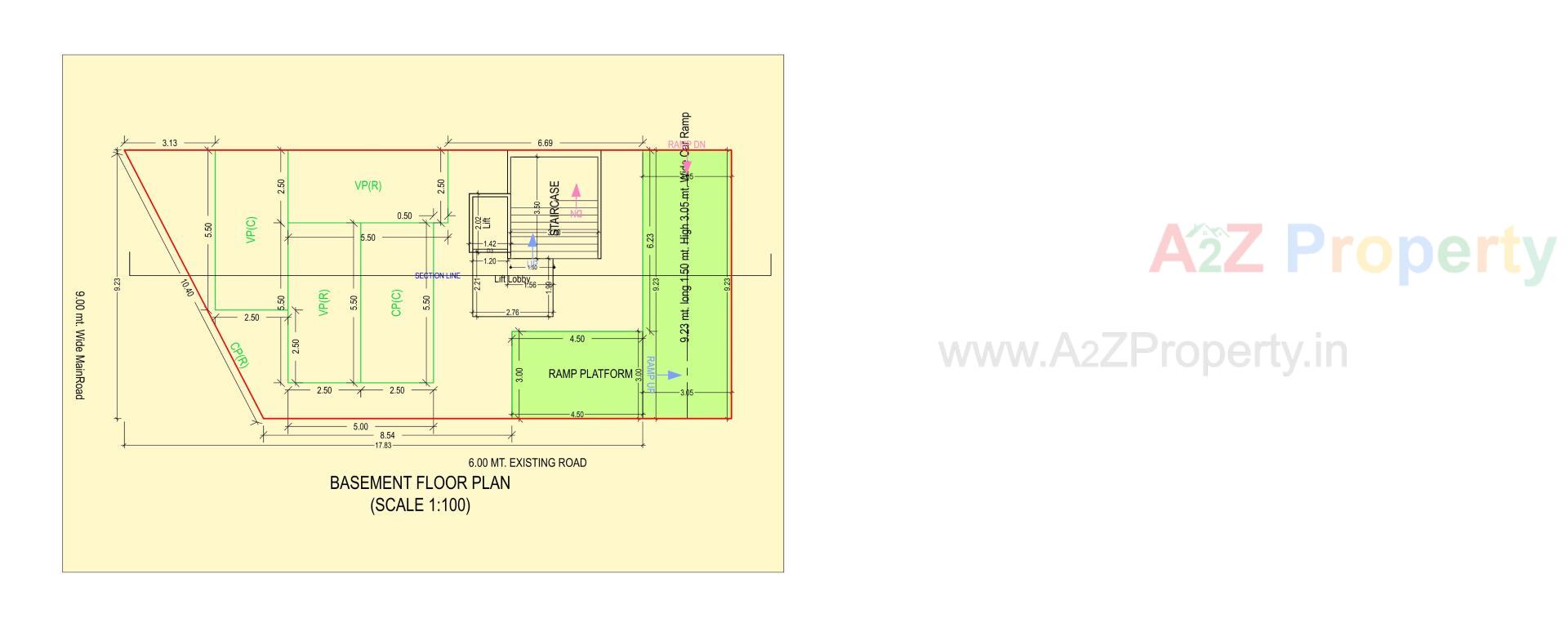 Layout of real estate project Al Rehmat Residency located at Viraval, Navsari, Gujarat