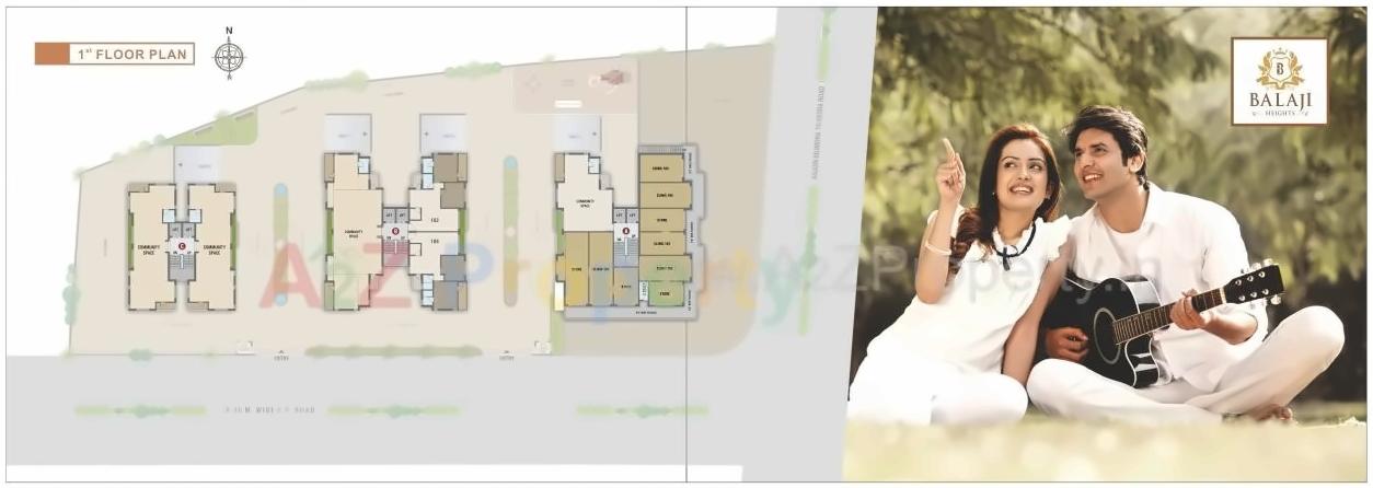  of real estate project Balaji Heights located at Desra, Navsari, Gujarat