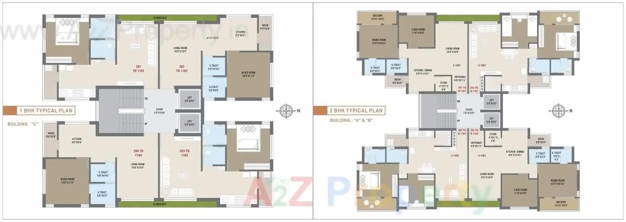 Layout of real estate project Balaji Heights located at Desra, Navsari, Gujarat