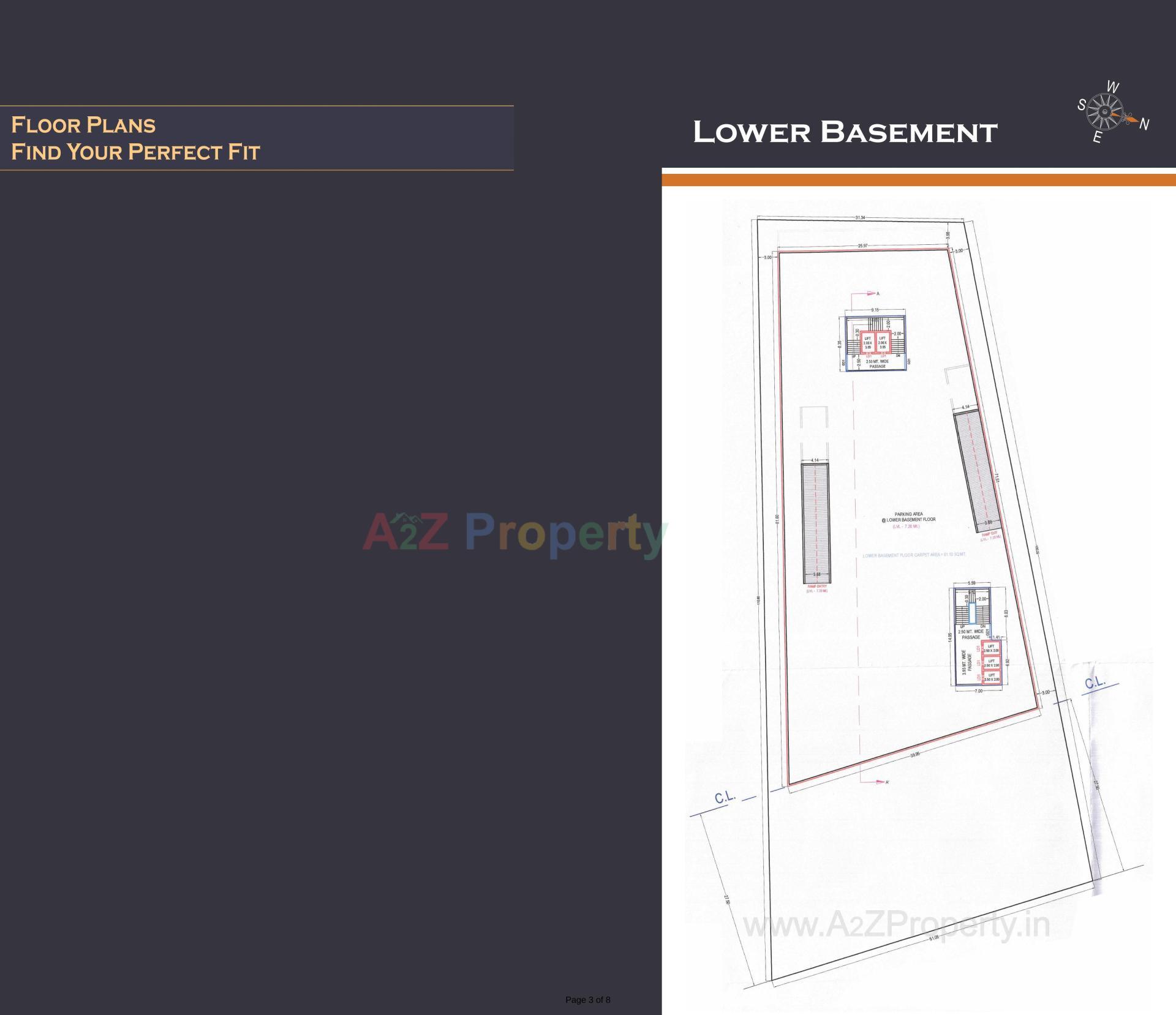  of real estate project Central Business Hub located at Jamalpore, Navsari, Gujarat