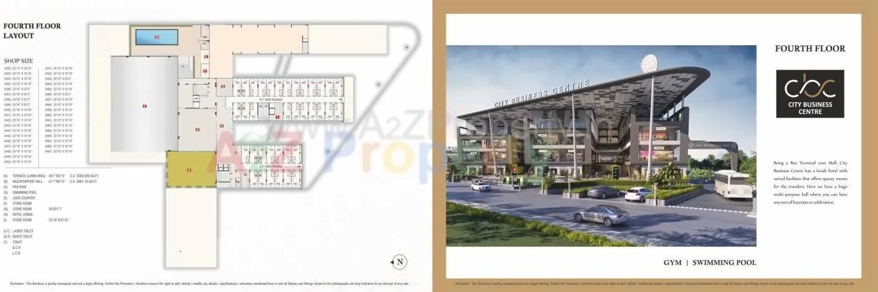 Layout of real estate project City Business Centre located at Navsari, Navsari, Gujarat
