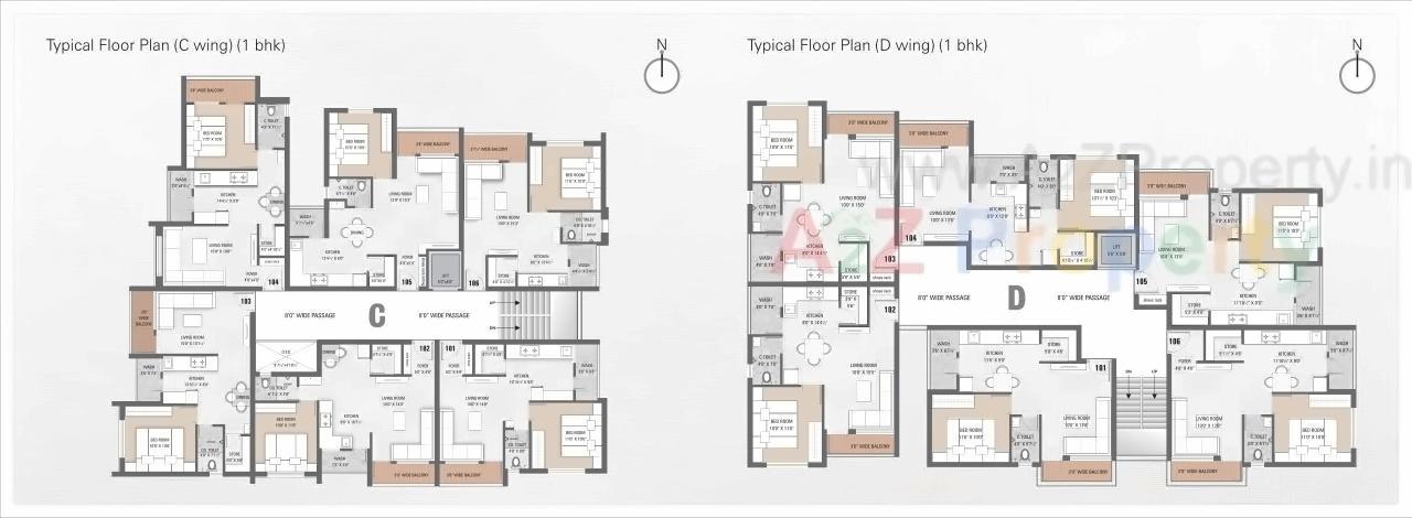 Layout of real estate project Devji Homes located at Kaliyawadi, Navsari, Gujarat