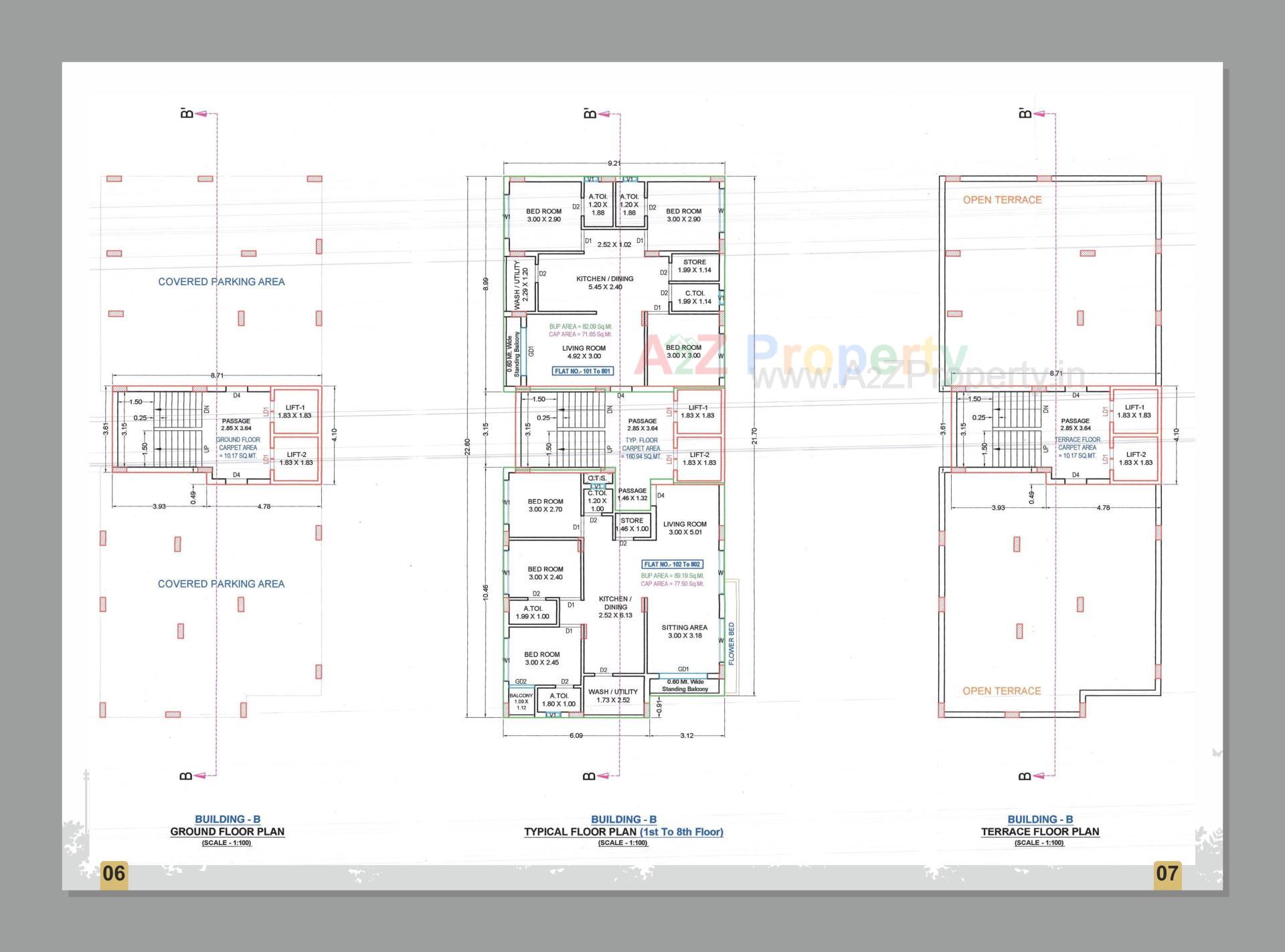 Layout of real estate project Devji Park located at Navsari, Navsari, Gujarat