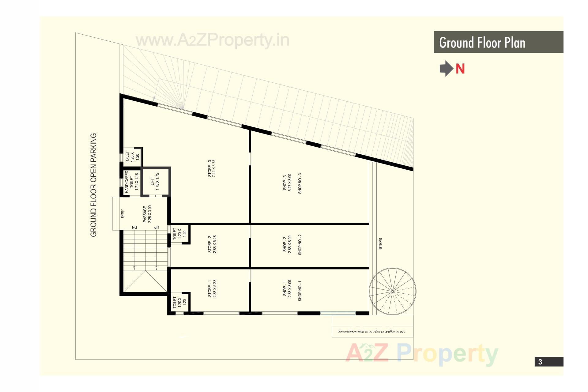 Layout of real estate project Dm Enclave located at Station Road Navsari, Tal. & Dist Navsari, Navsari, Gujarat