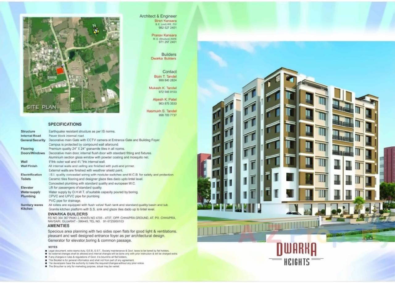  of real estate project Dwarka Heights located at Chhapra, Navsari, Gujarat
