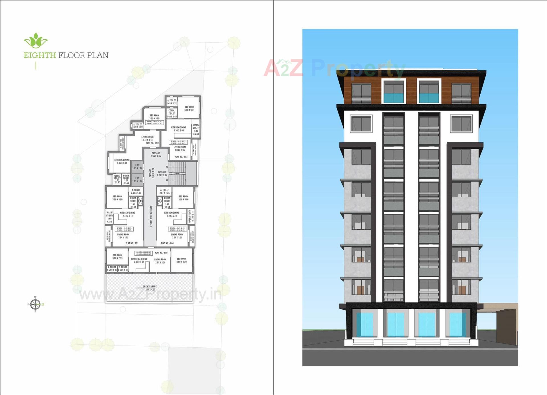 Layout of real estate project Gulshan Baugh located at Navsari, Navsari, Gujarat