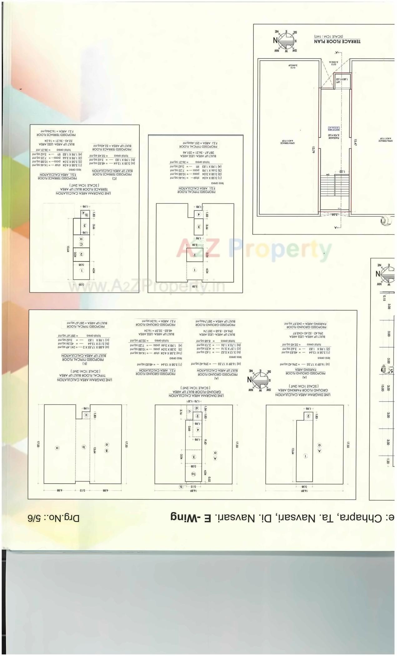 Layout of real estate project Heer Cottage located at Navsari, Navsari, Gujarat