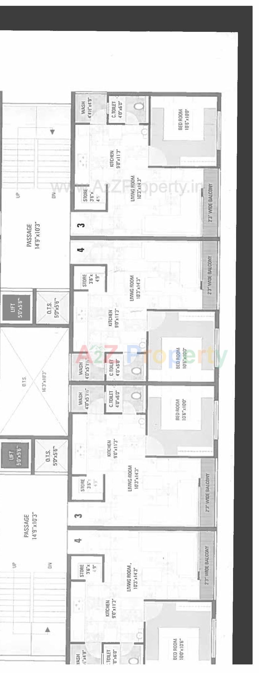 Layout of real estate project Heer Cottage located at Chhapra, Navsari, Gujarat