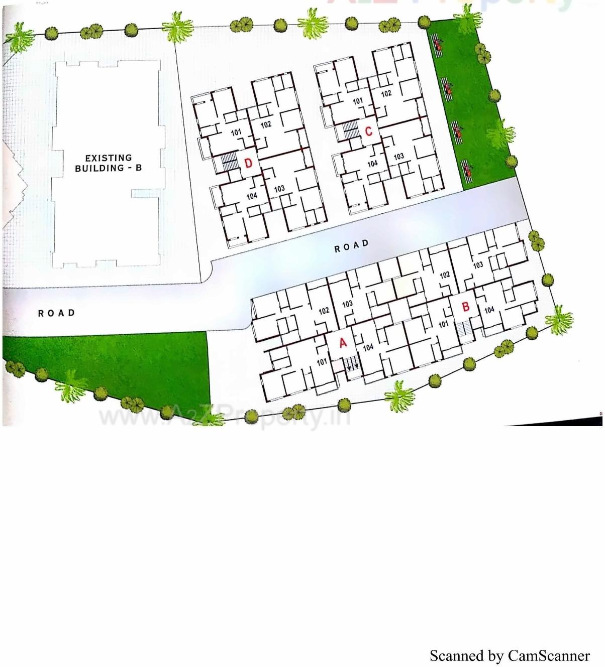 Layout of real estate project Mannat located at Navsari, Navsari, Gujarat
