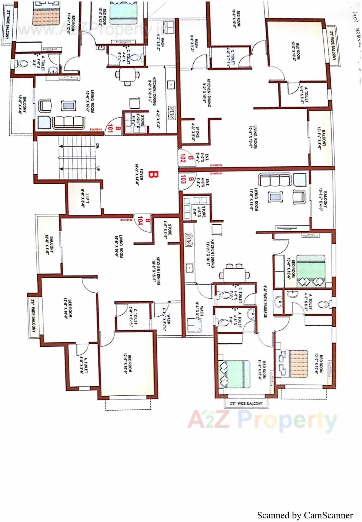 Layout of real estate project Mannat located at Navsari, Navsari, Gujarat