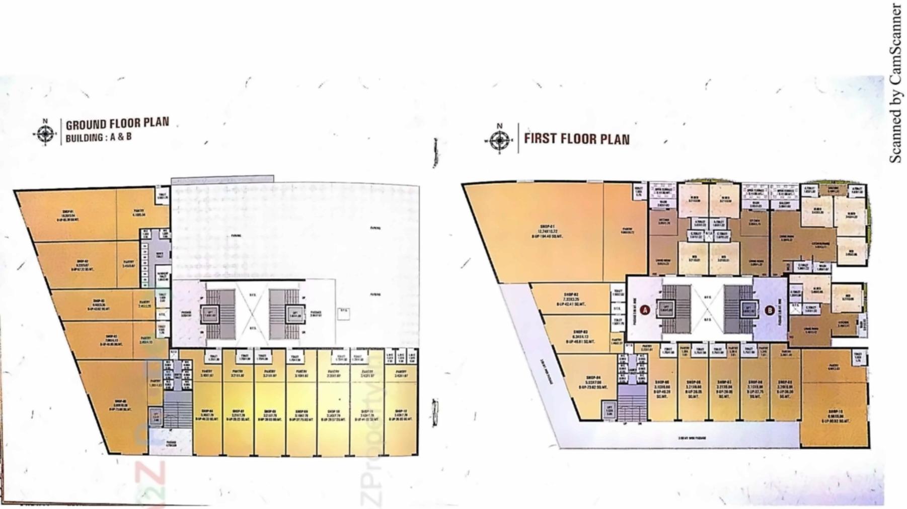 Layout of real estate project Opera Height's located at Italva, Navsari, Gujarat