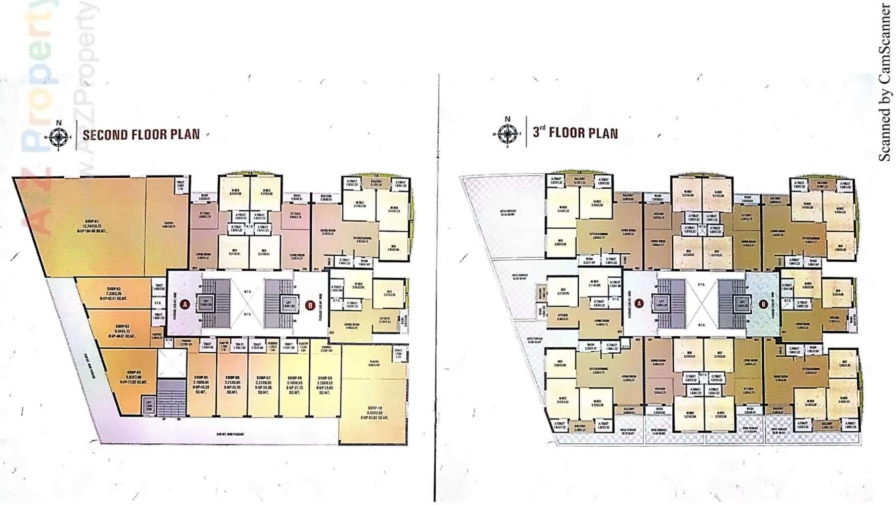 Layout of real estate project Opera Height's located at Italva, Navsari, Gujarat