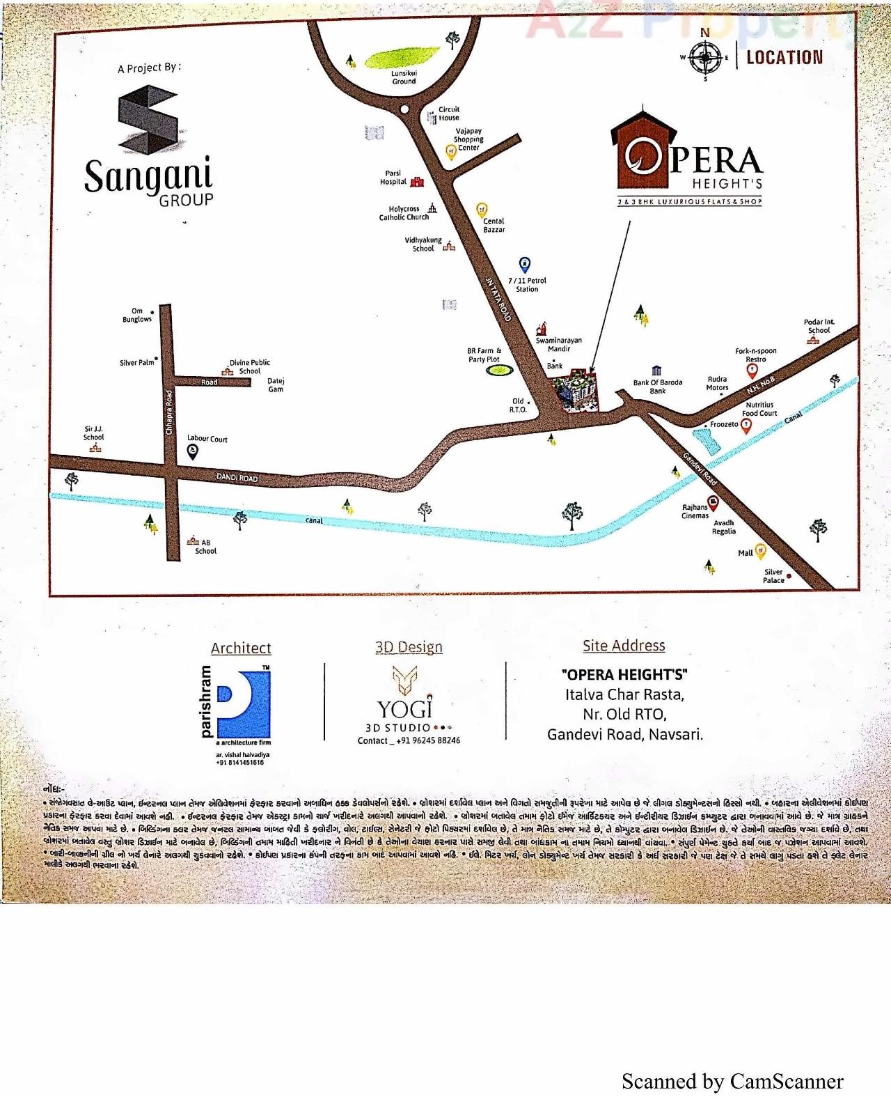  of real estate project Opera Height's located at Italva, Navsari, Gujarat