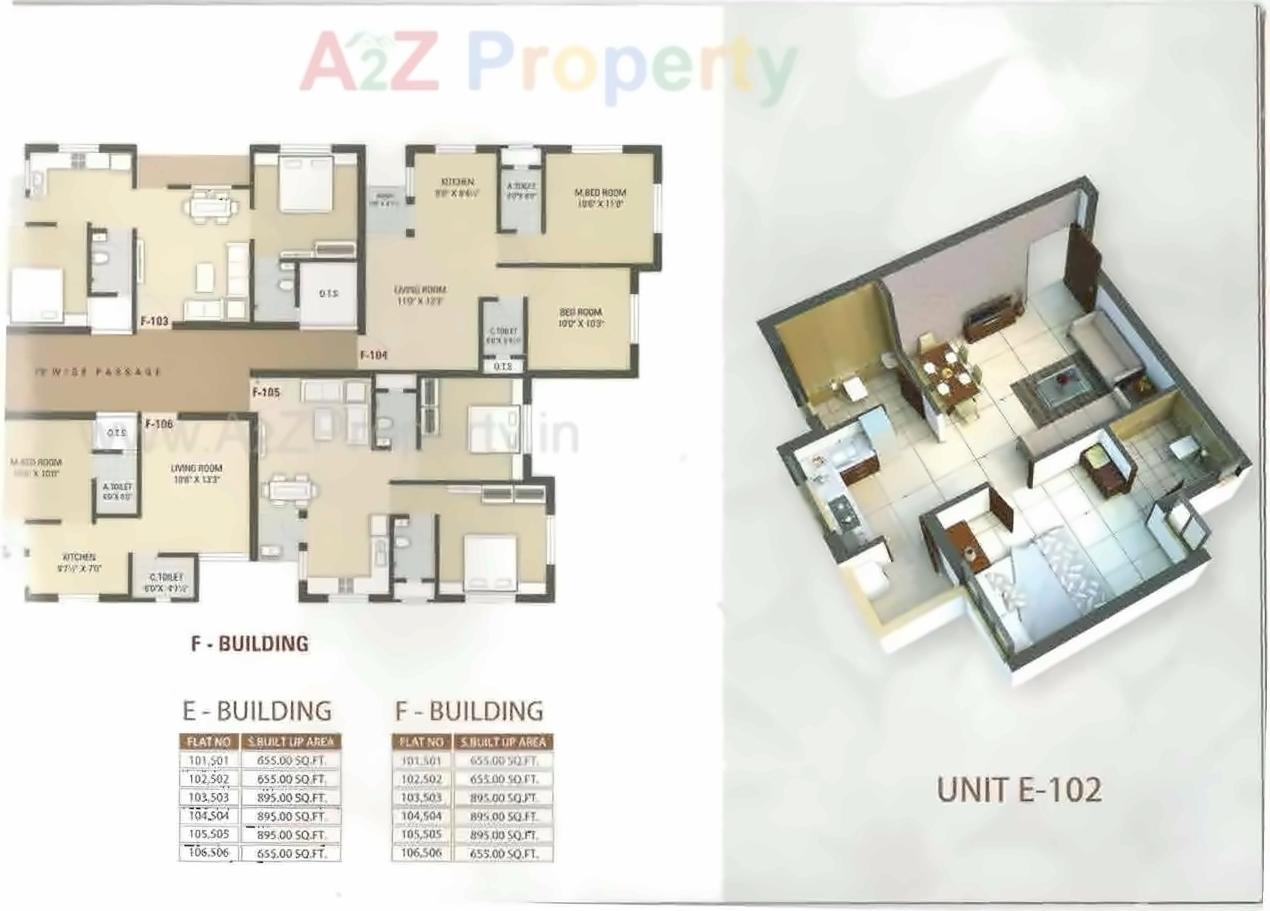 Layout of real estate project Prabhakunj Flowers located at Chovisi, Navsari, Gujarat