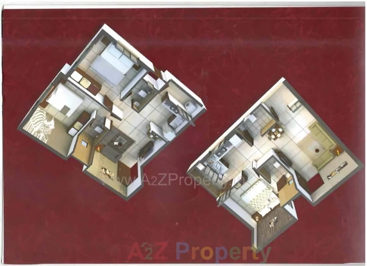 Layout of real estate project Prabhakunj Jil located at Vijalpor, Navsari, Gujarat
