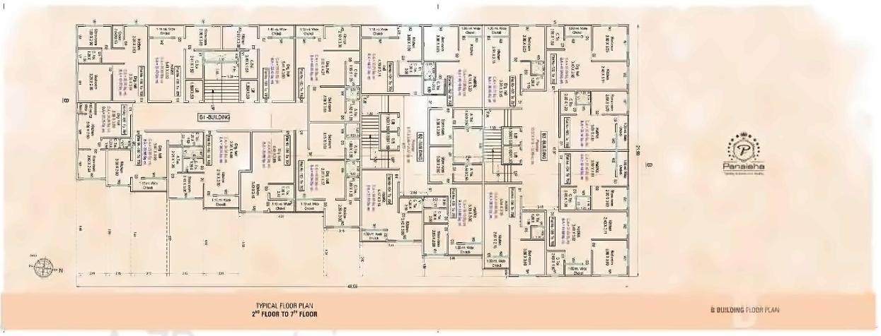 Layout of real estate project Prabhakunj Panaisha located at Vijalpore, Navsari, Gujarat