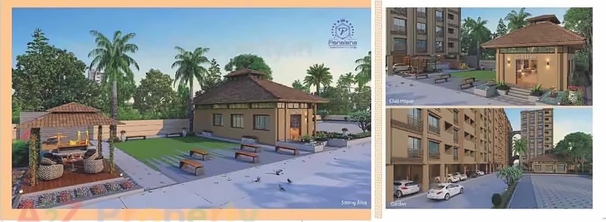 3D Elevation of real estate project Prabhakunj Panaisha located at Vijalpore, Navsari, Gujarat