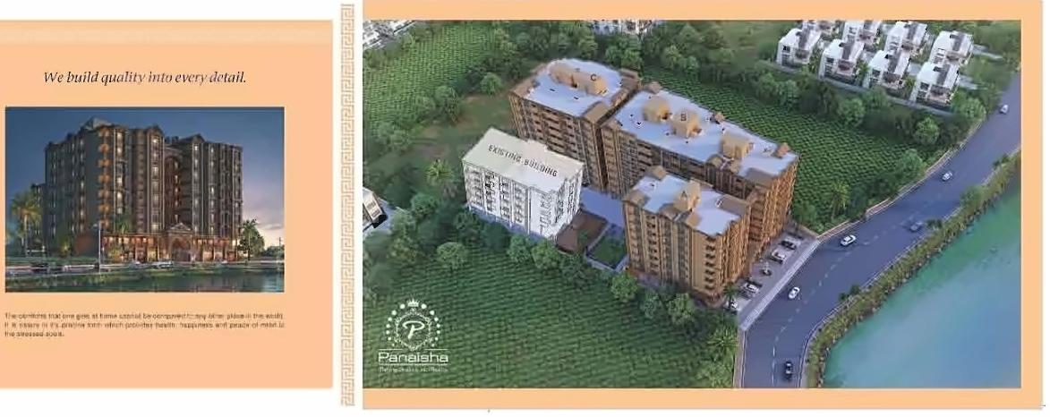 3D Elevation of real estate project Prabhakunj Panaisha located at Vijalpore, Navsari, Gujarat