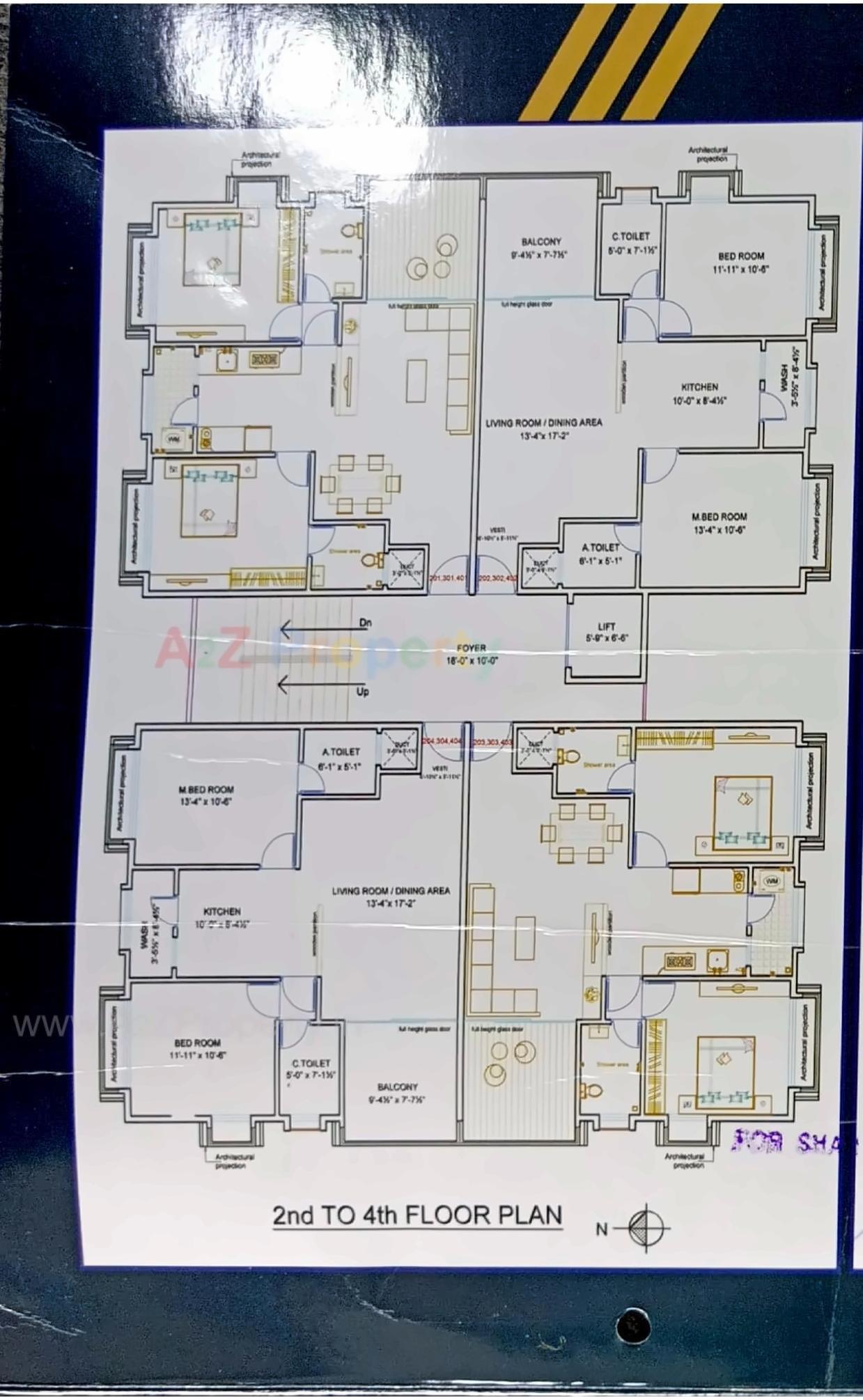 Layout of real estate project Rajratna located at Bilimora, Navsari, Gujarat