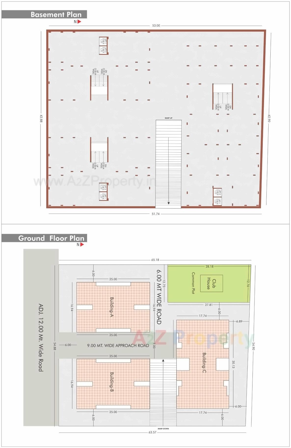 Layout of real estate project Rashi Alexa located at Navsari, Navsari, Gujarat