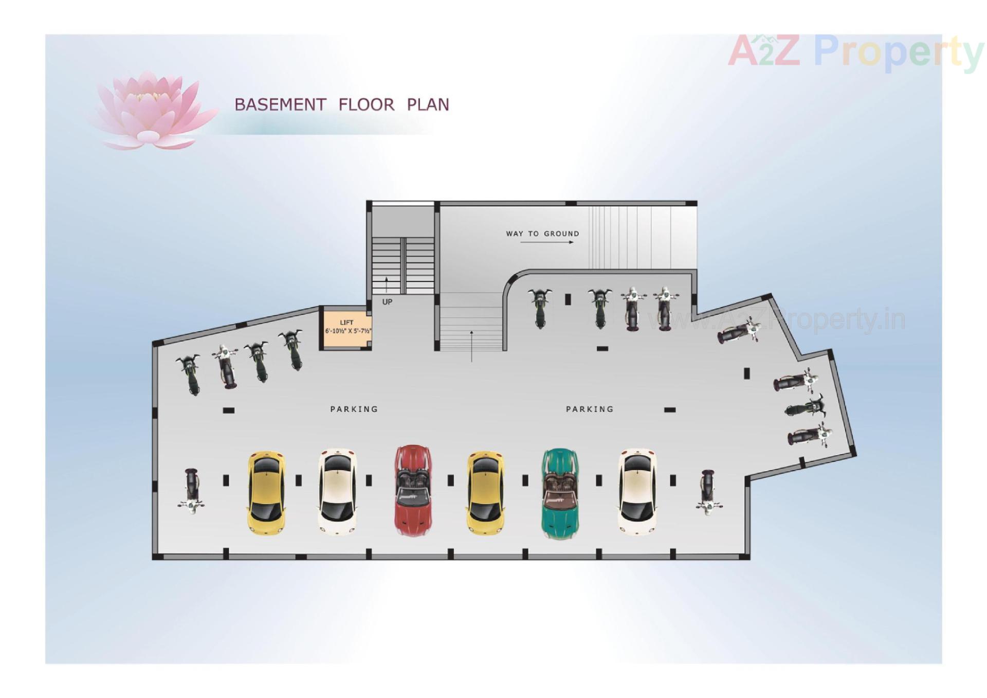 Layout of real estate project Sai Darbar located at Navsari, Navsari, Gujarat