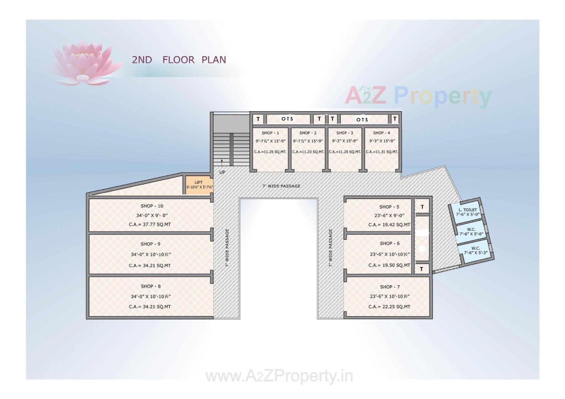 Layout of real estate project Sai Darbar located at Navsari, Navsari, Gujarat