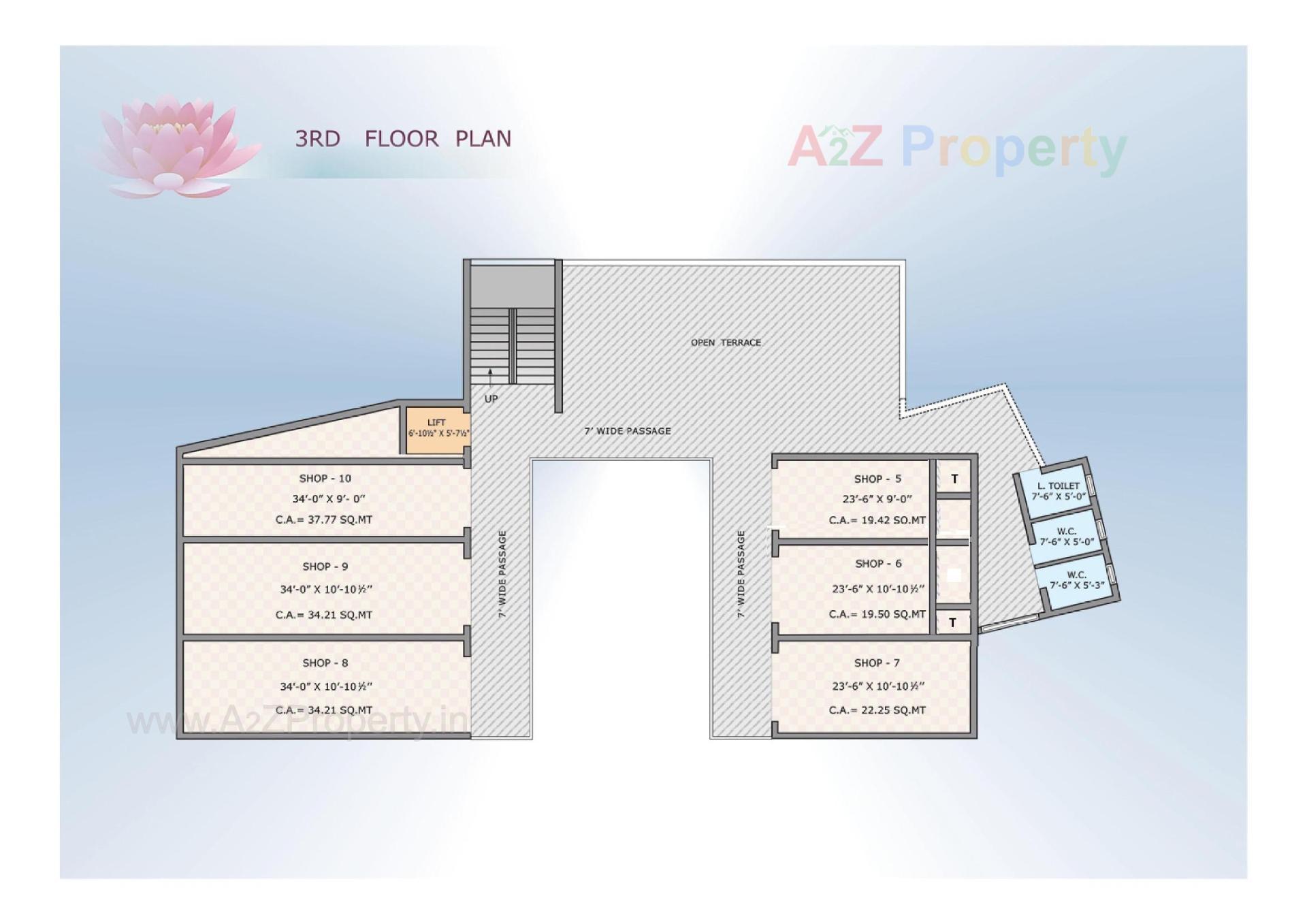 Layout of real estate project Sai Darbar located at Navsari, Navsari, Gujarat