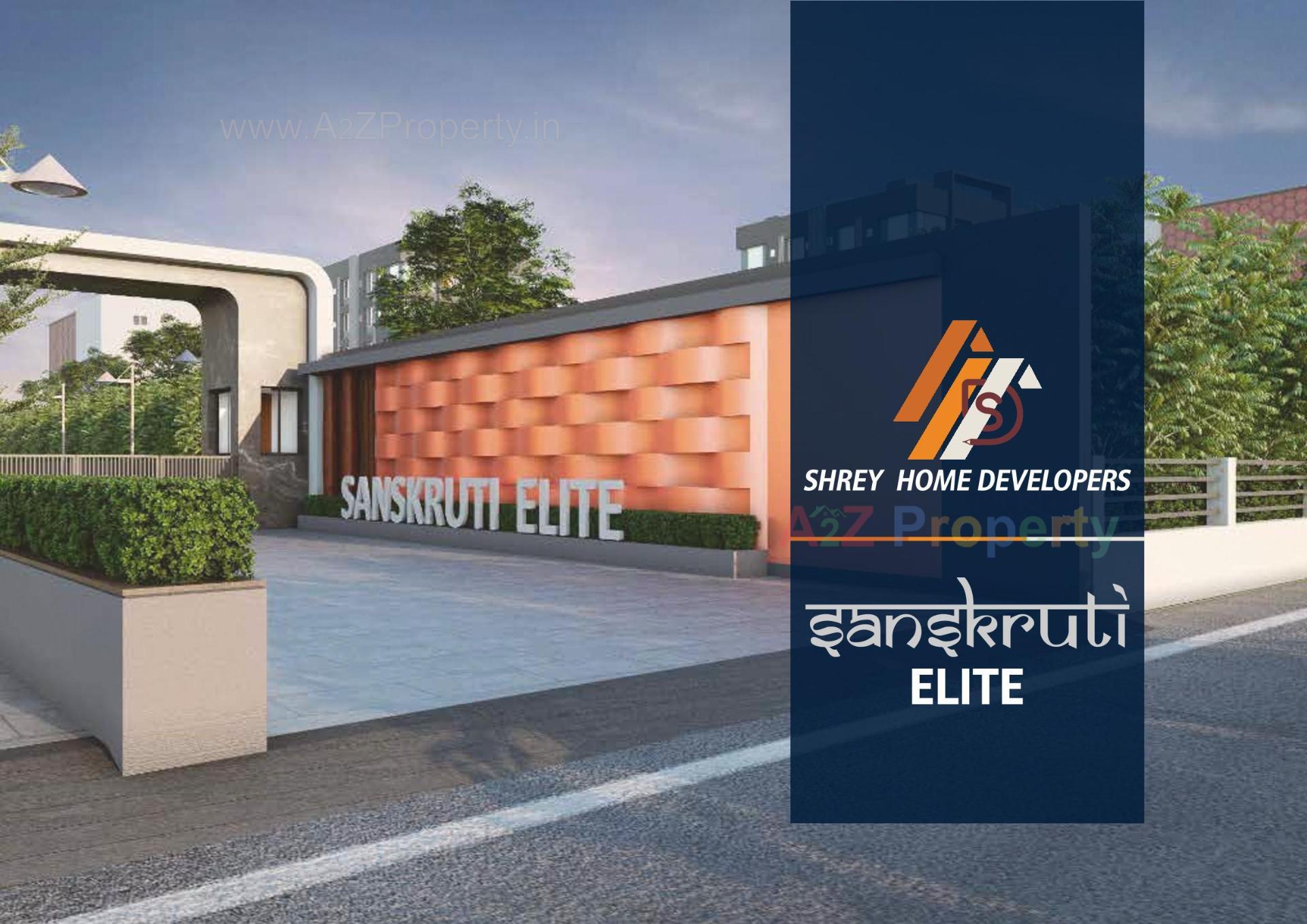 3D Elevation of real estate project Sanskruti Elite located at Jamalpore-tal, Navsari, Gujarat