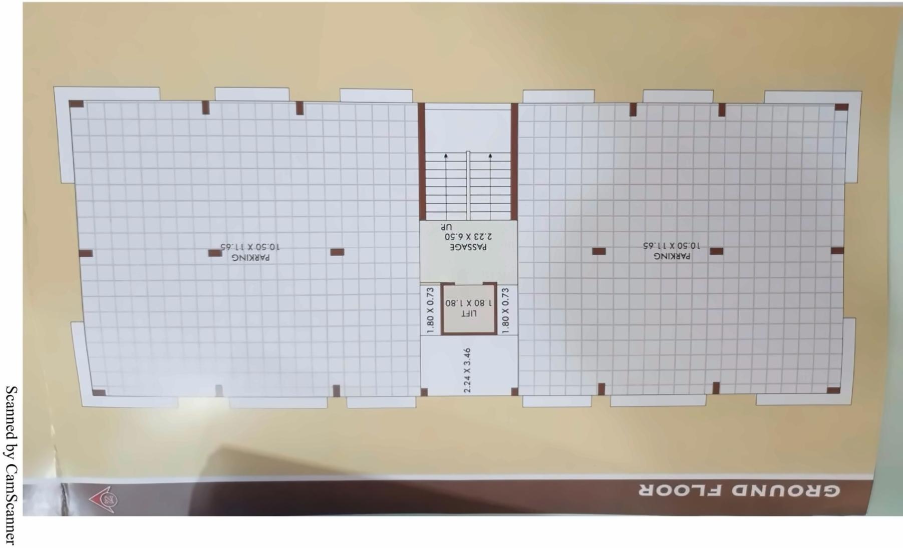 Layout of real estate project Sanskruti Home located at Navsari, Navsari, Gujarat