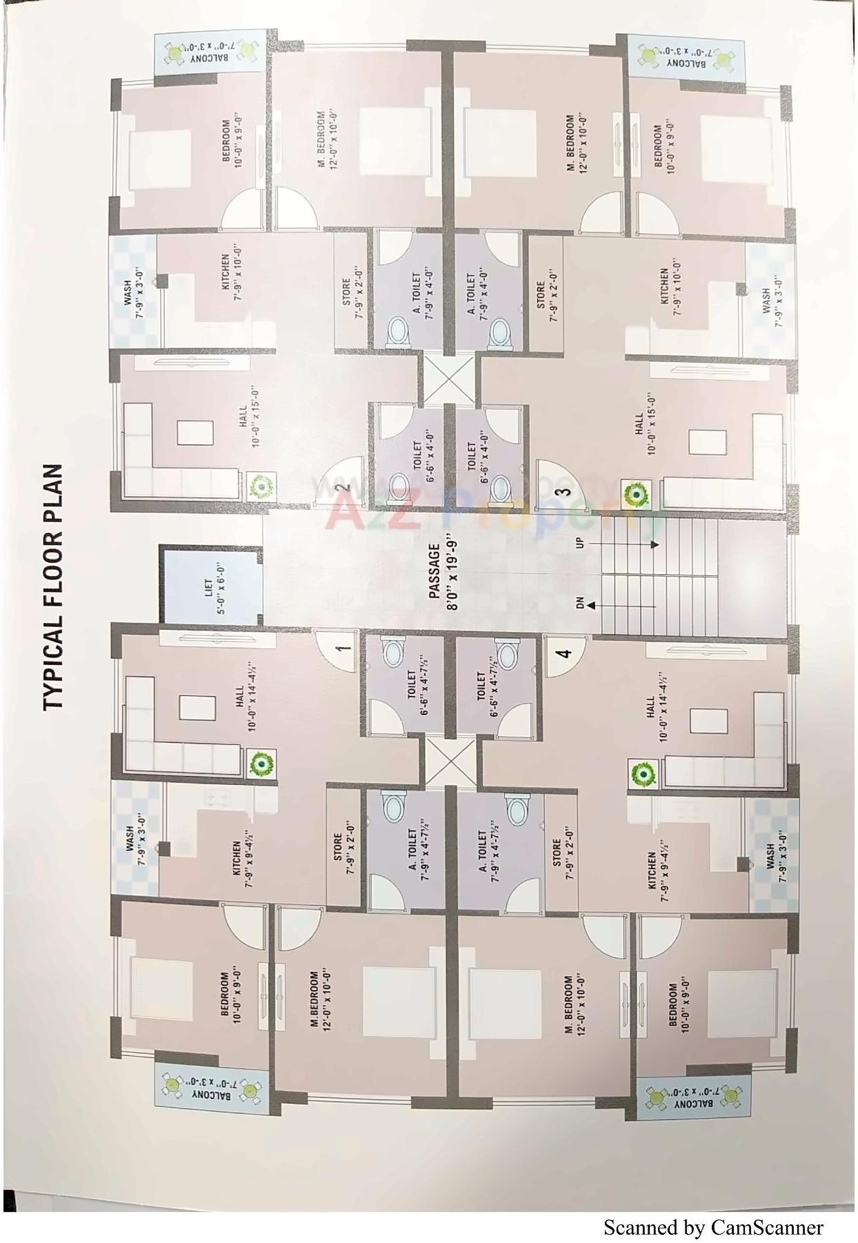 Layout of real estate project Shiv Palace located at Chhapara, Navsari, Gujarat