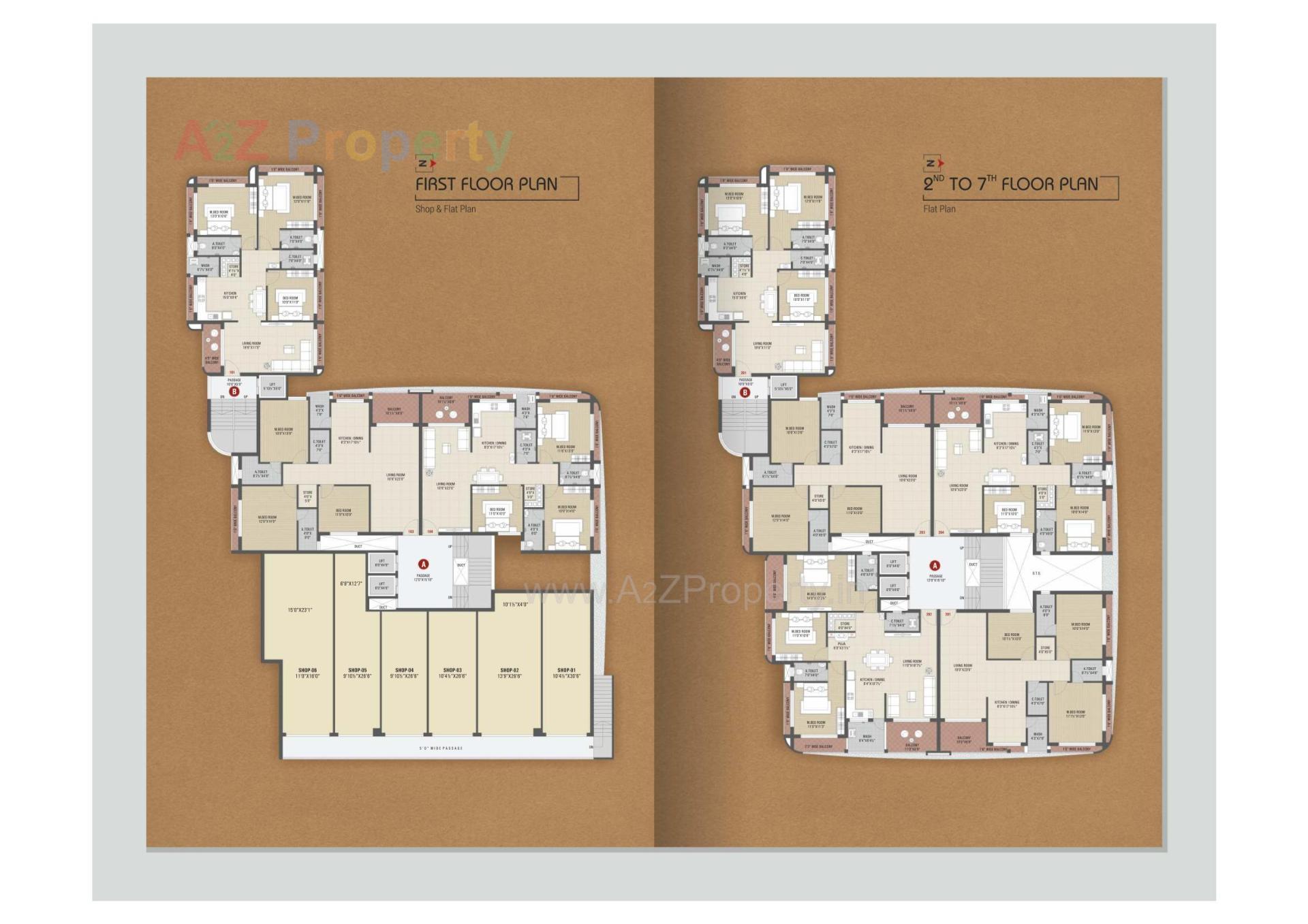 Layout of real estate project Shivalik Luxuria located at Chhapra, Navsari, Gujarat