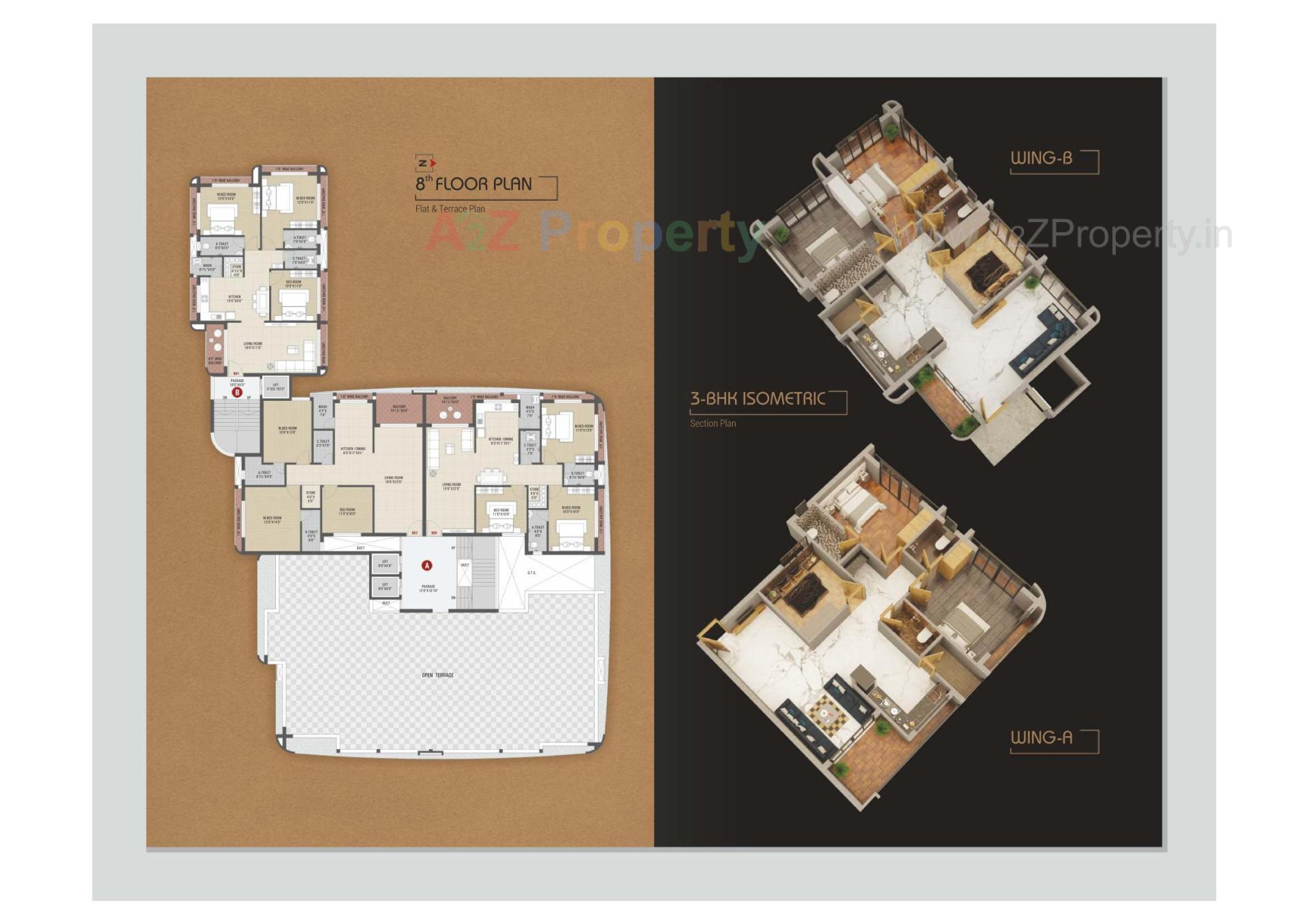 Layout of real estate project Shivalik Luxuria located at Chhapra, Navsari, Gujarat