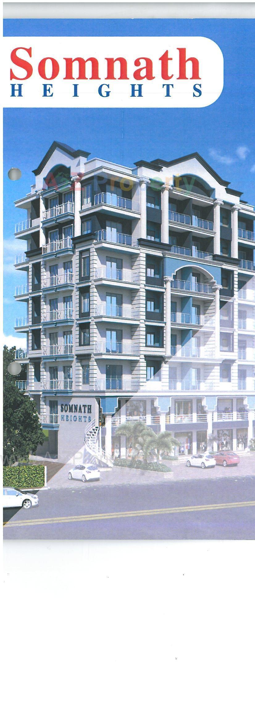 3D Elevation of real estate project Somnath Heights located at Navsari, Navsari, Gujarat