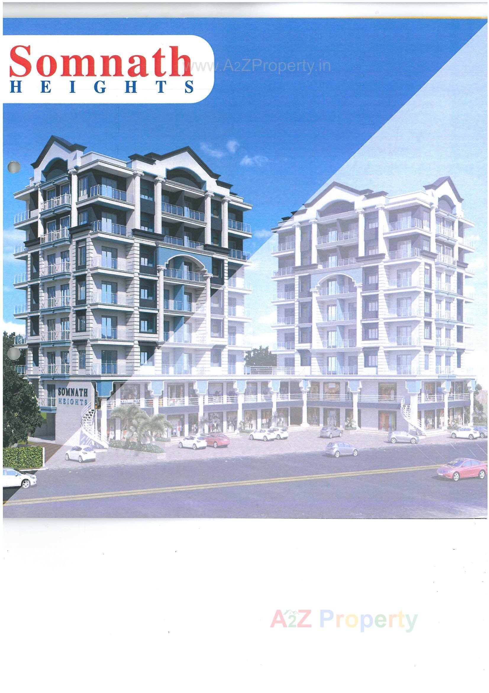 3D Elevation of real estate project Somnath Heights located at Navsari, Navsari, Gujarat