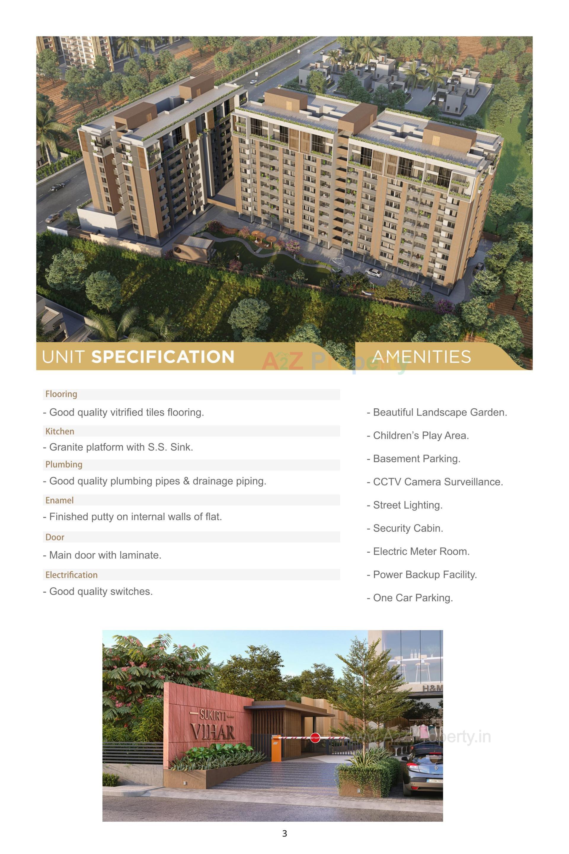  of real estate project Sukirti Vihar located at –, Navsari, Gujarat