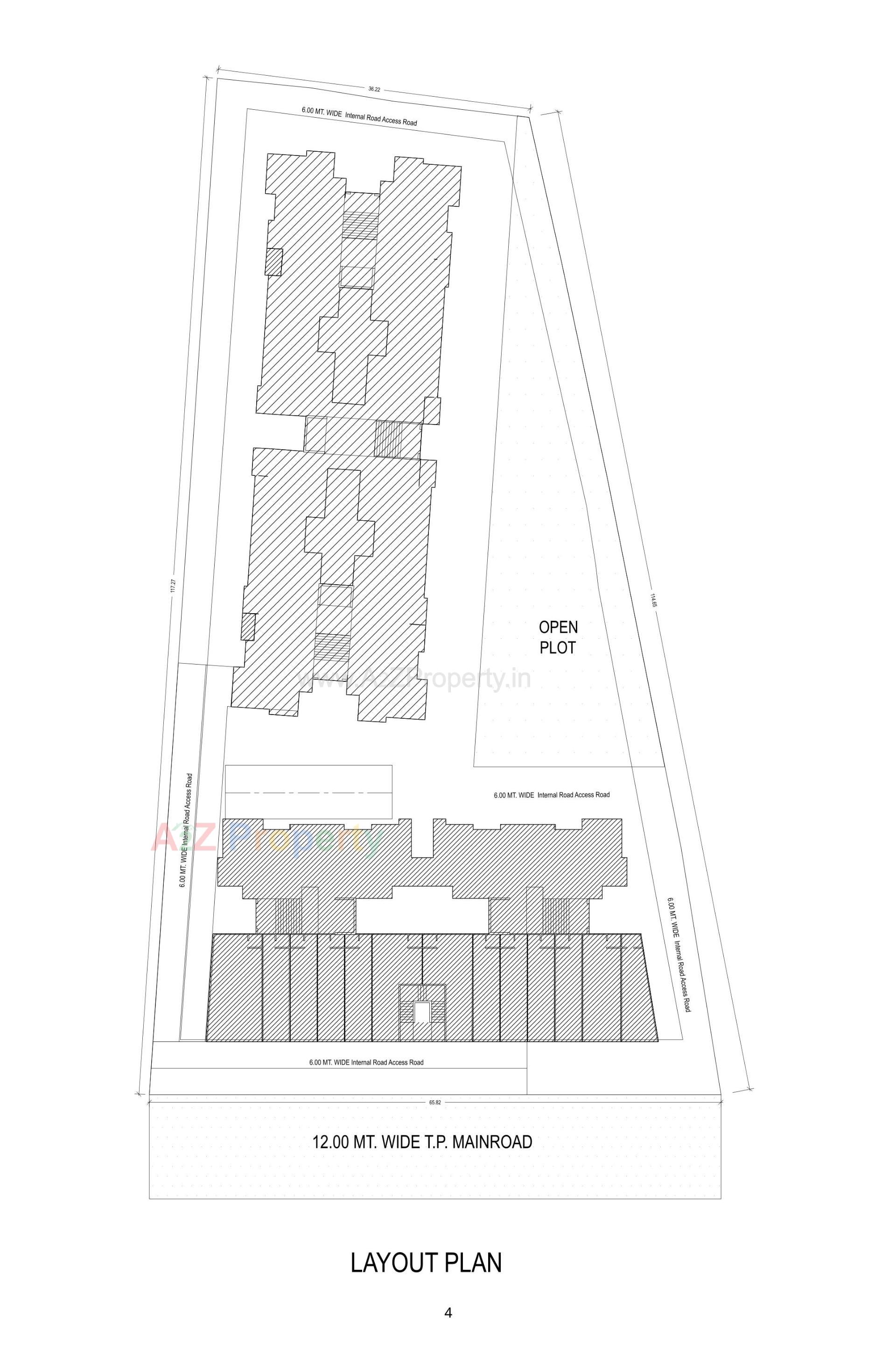 Layout of real estate project Sukirti Vihar located at –, Navsari, Gujarat