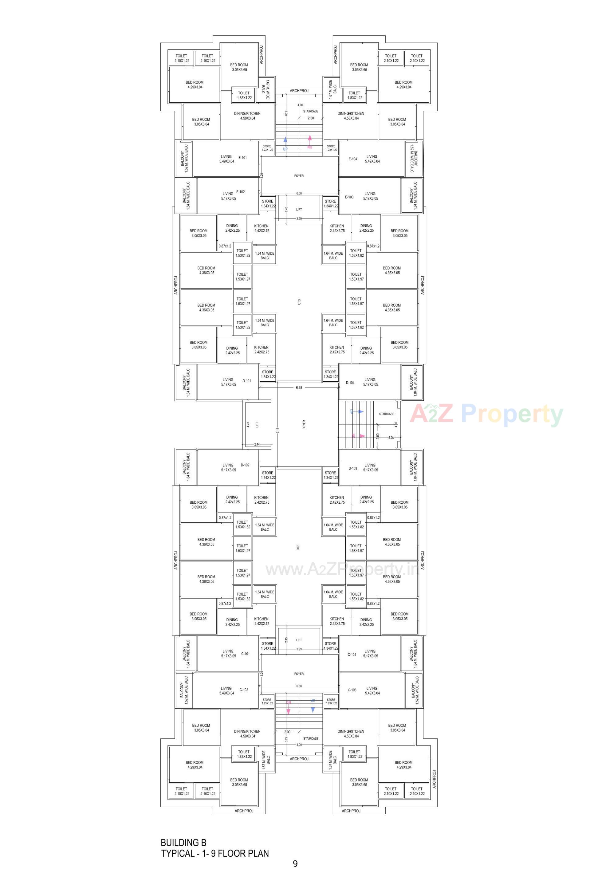 Layout of real estate project Sukirti Vihar located at –, Navsari, Gujarat