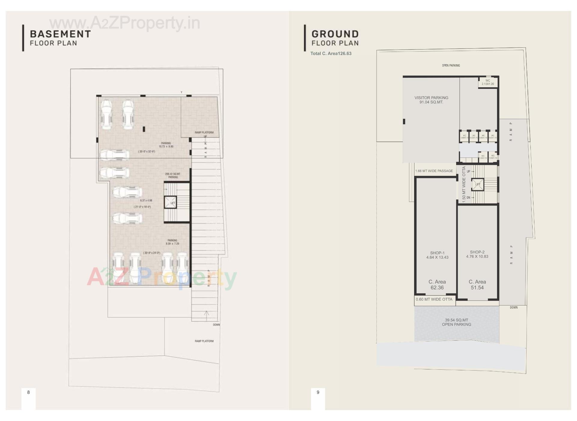 Layout of real estate project Superia Heights located at Bilimora, Navsari, Gujarat