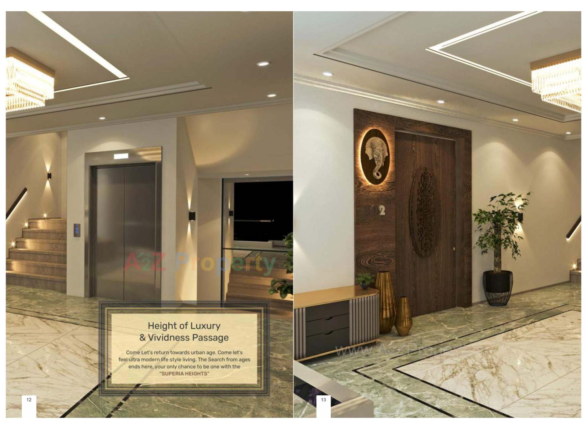 3D Elevation of real estate project Superia Heights located at Bilimora, Navsari, Gujarat