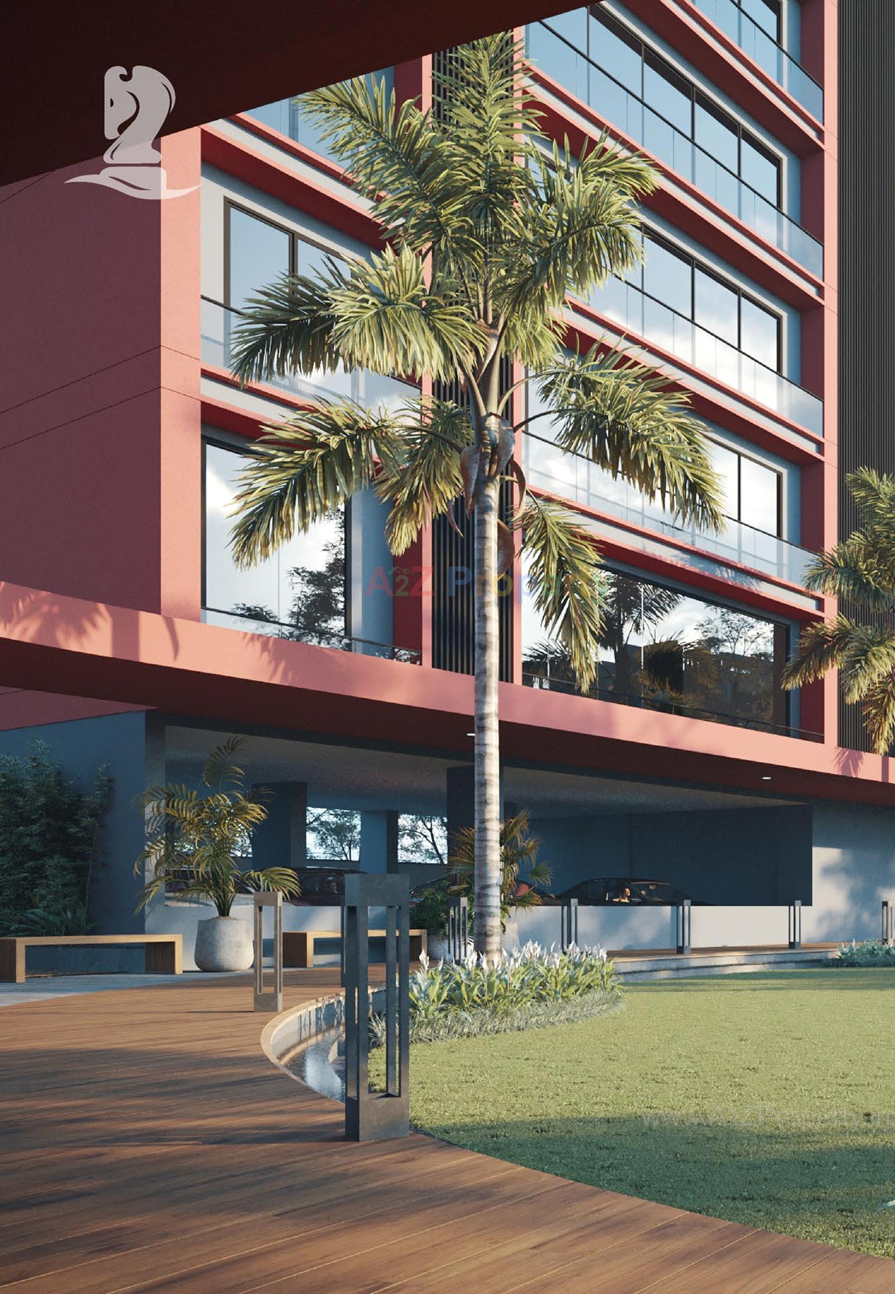 3D Elevation of real estate project Swiss Point located at Chapra, Navsari, Gujarat