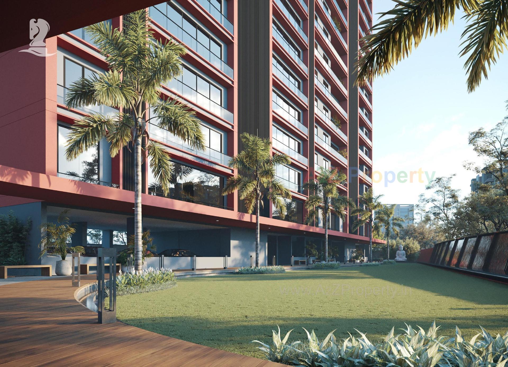 3D Elevation of real estate project Swiss Point located at Chapra, Navsari, Gujarat