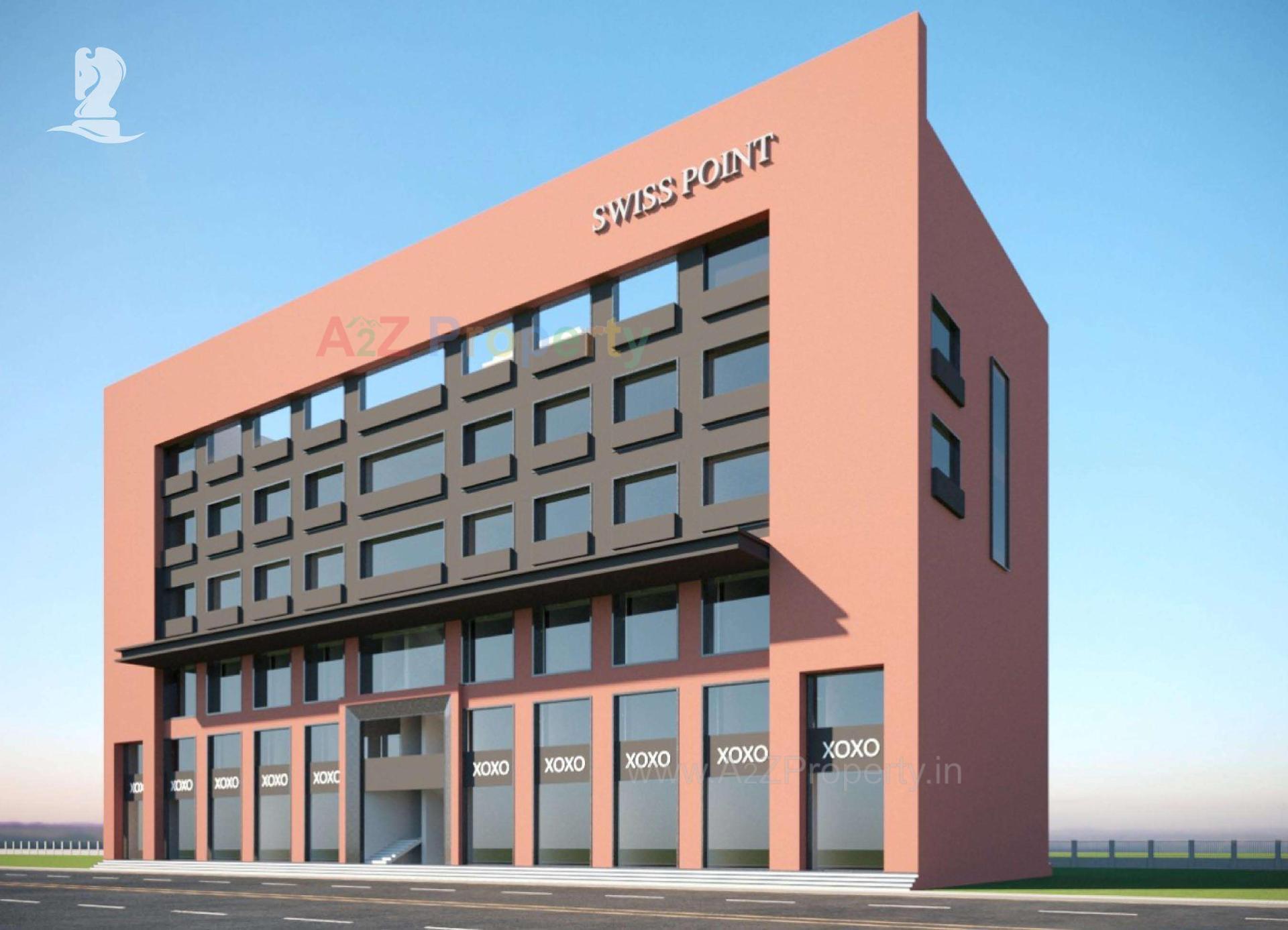 3D Elevation of real estate project Swiss Point located at Chapra, Navsari, Gujarat
