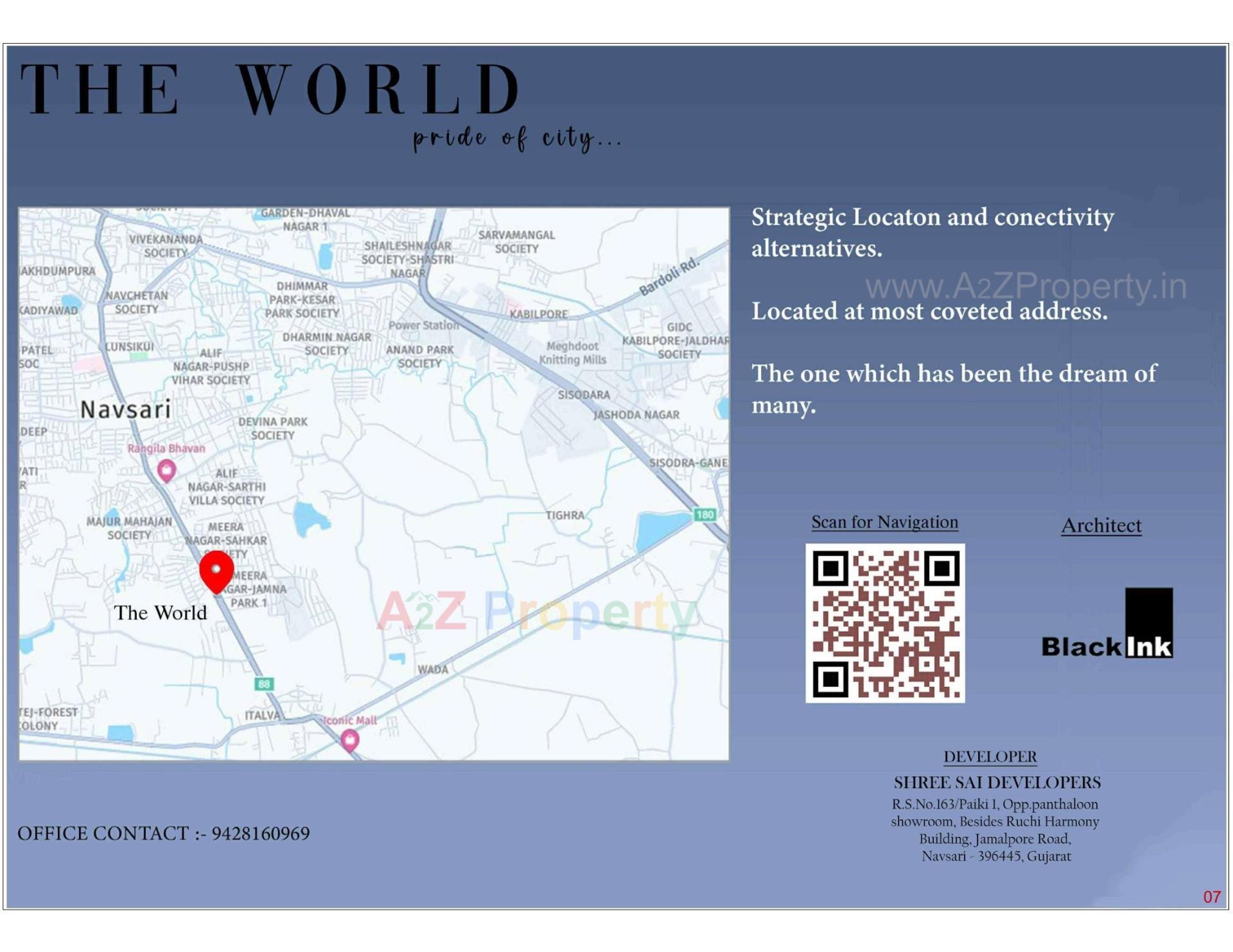  of real estate project The World located at Jamalpore, Navsari, Gujarat