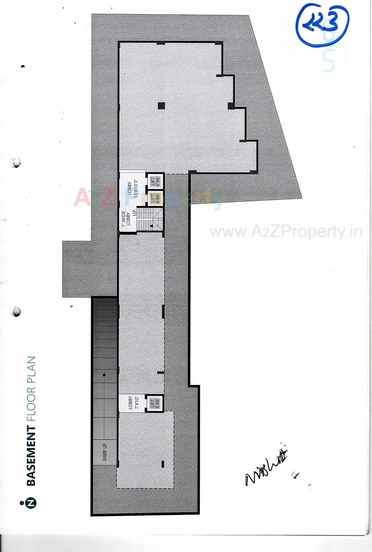 Layout of real estate project Union Heights located at Navsari, Navsari, Gujarat