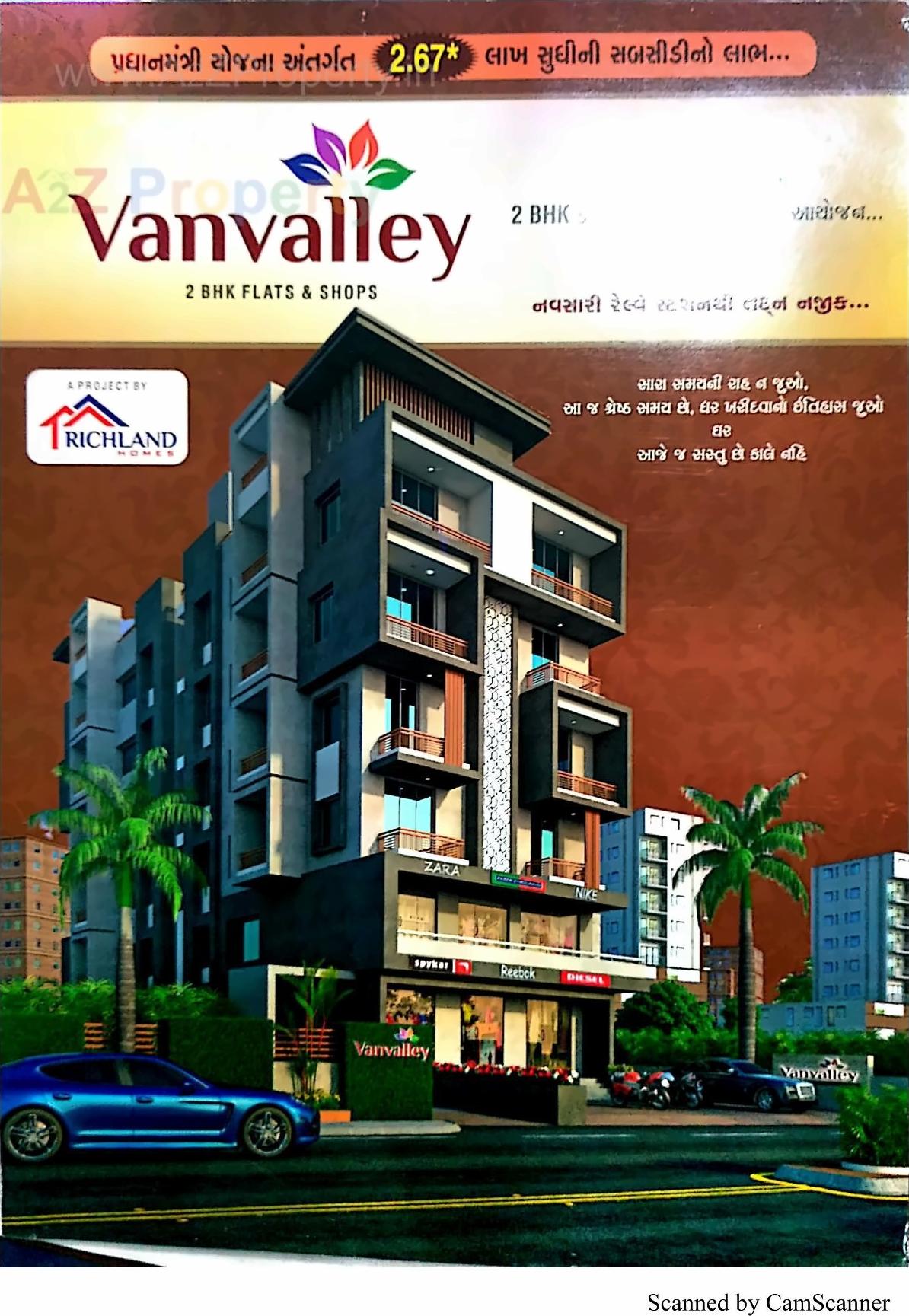 3D Elevation of real estate project Van Valley located at Vijalpore, Navsari, Gujarat