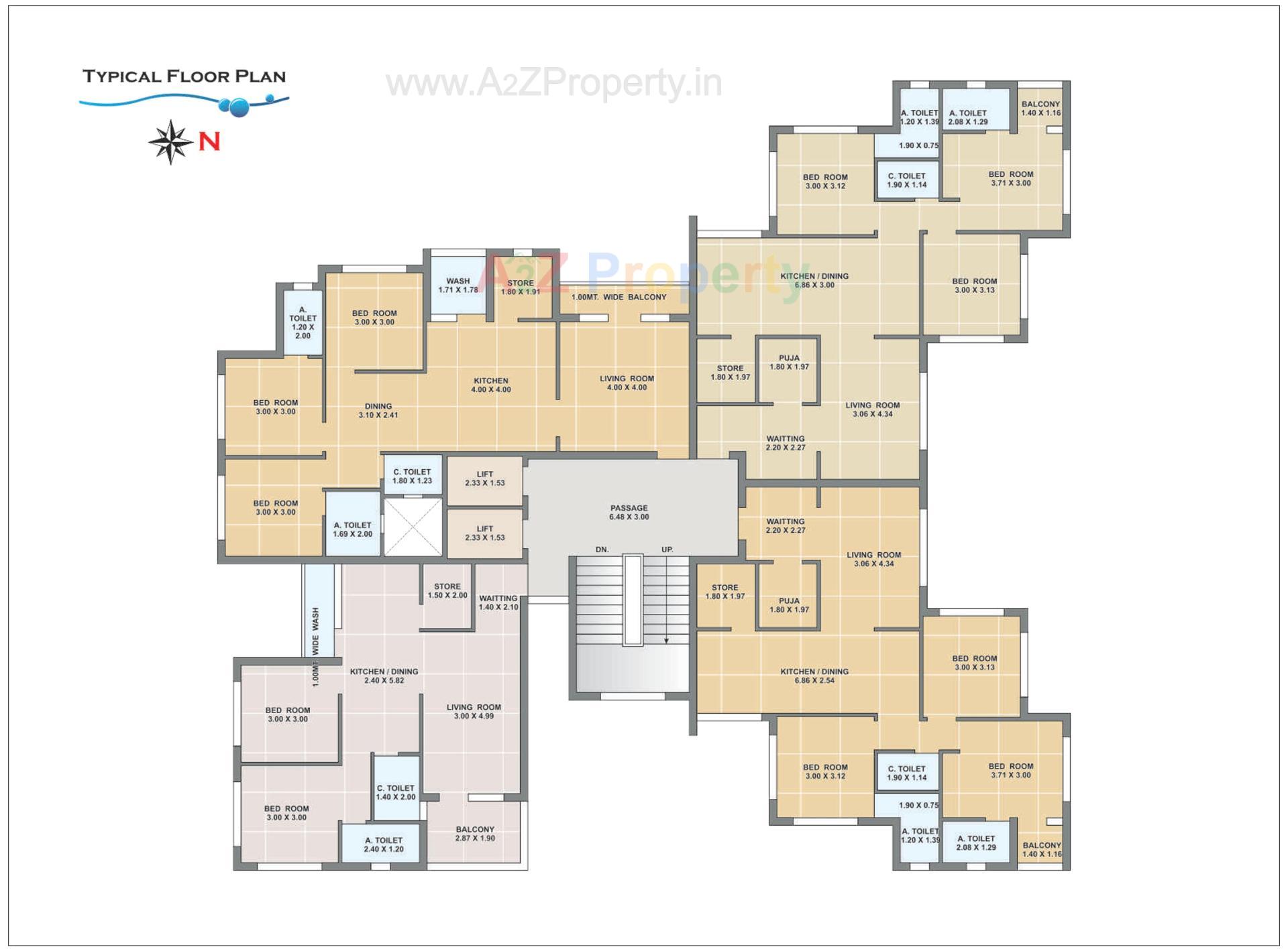 Layout of real estate project Vivanta Aqua located at Navsari, Navsari, Gujarat