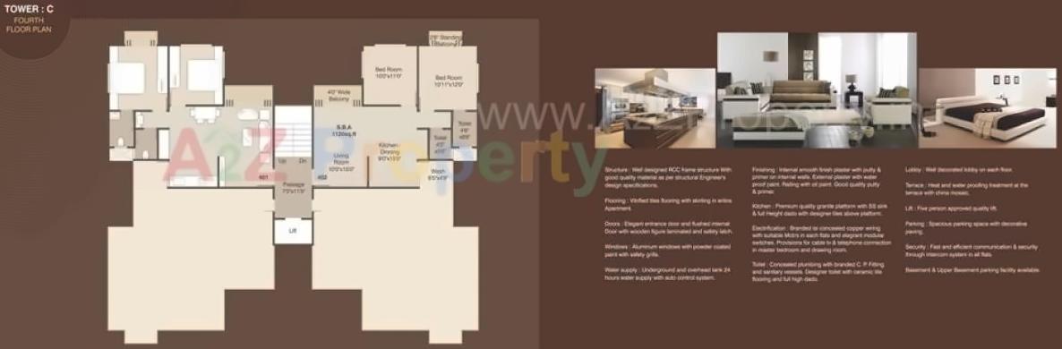 Layout of real estate project Indralok located at Halol, Panchmahals, Gujarat