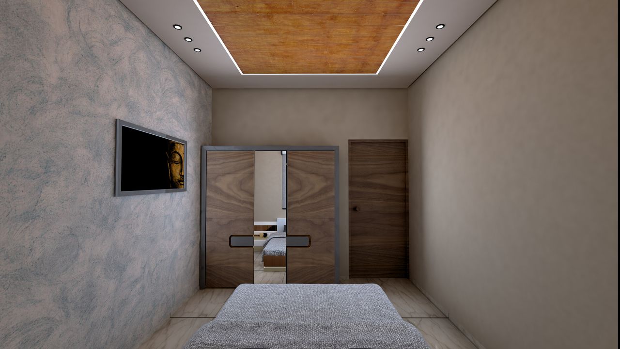 Bedroom V2 of real estate project Maruti Nandan located at Kalol, Panchmahals, Gujarat